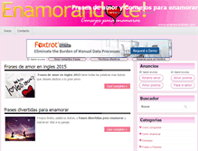Tablet Screenshot of enamorandote.com